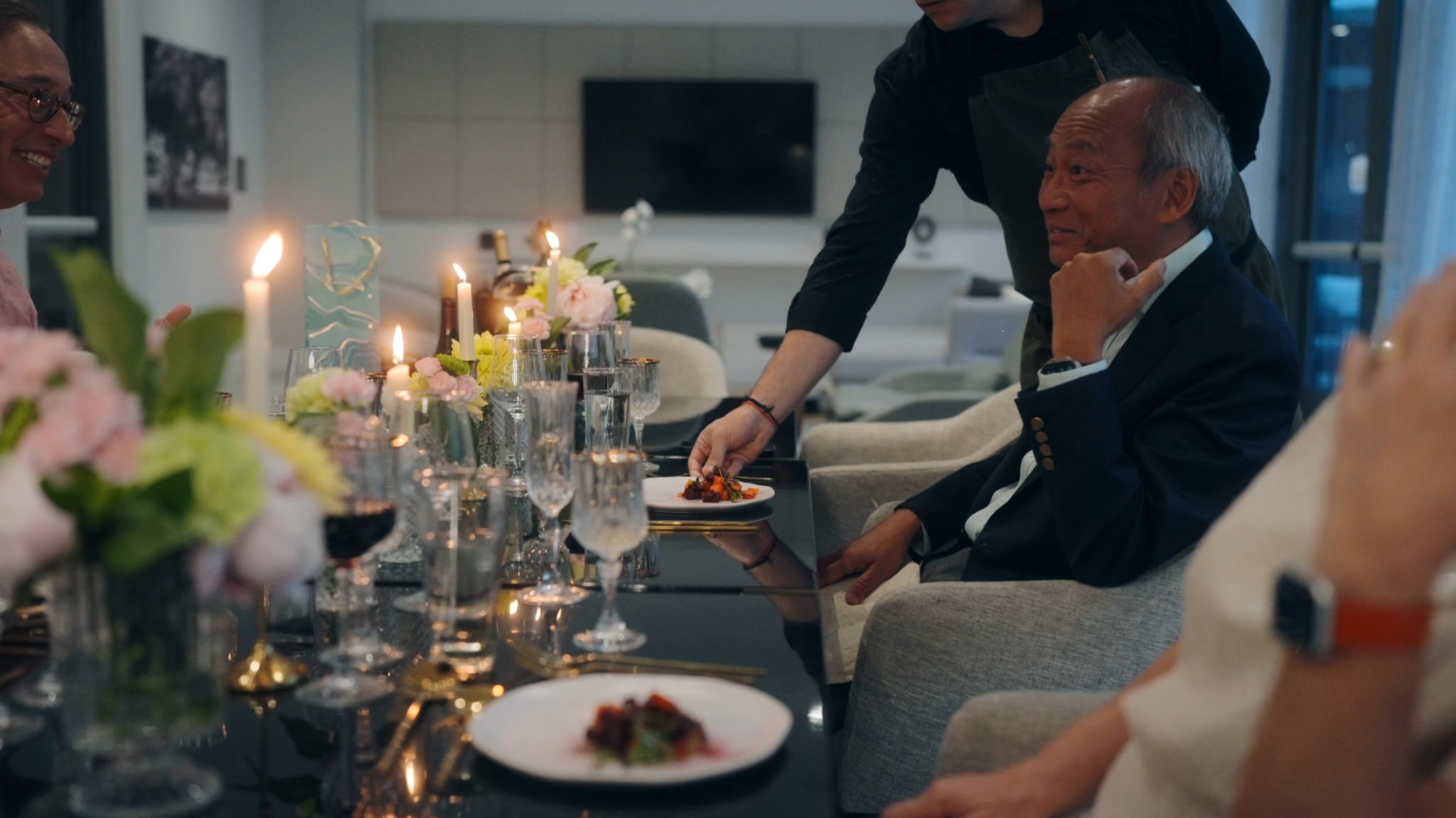 Candlelit private dinner by Chef Kyle Swanson